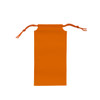 Pack of 25 Orange Coloured 48x39cm Non-Woven Drawstring Bags