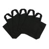 Pack of 25 Black Coloured 35x25x10cm Non-Woven Bags with Handle