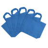 Pack of 25 Light Blue Coloured 35x25x10cm Non-Woven Bags with Handle