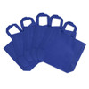 Pack of 25 Blue Coloured 40x30x10cm Non-Woven Bags with Handle
