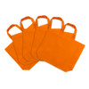 Pack of 25 Orange Coloured 40x30x10cm Non-Woven Bags with Handle