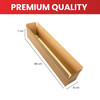 Cardboard Packing Box 8x7x46cm — 3mm Corrugated Flute
