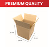 Cardboard Packing Box 16x16x16cm — 3mm Corrugated Flute