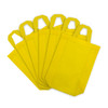 Pack of 25 Yellow Coloured 25x35x10cm Non-Woven Bags with Handle