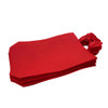 Pack of 25 Red Coloured 25x35x10cm Non-Woven Bags with Handle