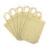 Pack of 25 Ivory Coloured 30x38x10cm Non-Woven Bags with Handle