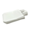 Pack of 25 White Coloured 35x41x12cm Non-Woven Bags with Handle