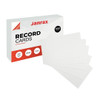 Pack of 100 White Plain 5x3" Record Cards – Blank Study Index Cards for Notes, Revision