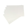 Pack of 100 White Plain 6x4" Record Cards – Blank Study Index Cards for Notes, Revision