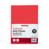 Pack of 10 A4 Red Coloured Eva Foam Sheets