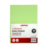 Pack of 10 A4 Light Green Coloured Eva Foam Sheets