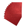 Pack of 10 A4 Red Glitter Eva Foam Sheets