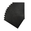 Pack of 10 A4 Black Glitter Eva Foam Sheets