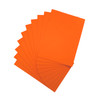 Pack of 10 A5 Orange Coloured Eva Foam Sheets