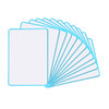 A4 Double Sided Magnetic Erasable MDF Plain Whiteboard With Blue Border