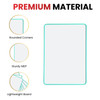 A4 Double Sided Magnetic Erasable MDF Plain Whiteboard With Green Border