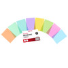Pack of 8 A4 Plain Assorted Coloured Dyslexia Overlay Reading Sheets – PET Material, Rounded Corners