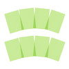 Pack of 8 A4 Plain Light Green Dyslexia Overlay Reading Sheets – PET Material, Rounded Corners
