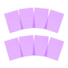 Pack of 8 A5 Plain Purple Dyslexia Overlay Reading Sheets – PET Material, Rounded Corners