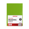 Pack of 8 A5 Plain Light Green Dyslexia Overlay Reading Sheets – PET Material, Rounded Corners