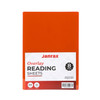 Pack of 8 A5 Plain Peach Dyslexia Overlay Reading Sheets – PET Material, Rounded Corners