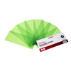 Pack of 8 Light Green 210x80mm Dyslexia Overlay Reading Strips – PET Material, Rounded Corners