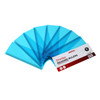 Pack of 8 Blue 191x70mm Dyslexia Overlay Reading Rulers – PET Material, Rounded Corners
