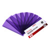 Pack of 8 Purple 191x70mm Dyslexia Overlay Reading Rulers – PET Material, Rounded Corners