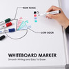 Pack of 4 Assorted Whiteboard Marker Pens - Bullet Point