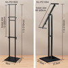 Metal KT Board Poster Display Stand – Angled Advertising Stand