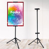 Triangle Double‑Sided Adjustable Poster Display Stand