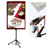 Triangle Double‑Sided Adjustable Poster Display Stand