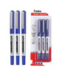 Pack of 3 0.5mm Bullet Tip Roller Tip Blue Pens
