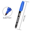 Pack of 4 Colors Smooth Ink Easy Dry Permanent Marker Pens