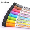 Pack of 8 Magnetic Whiteboard Marker Pens With Built‑In Magnet & Eraser
