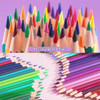 Pack of 72 Oily Colour Pencils With Sharpeners