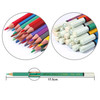 Pack of 120 Oily Colour Pencils With Sharpeners