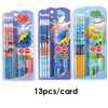 Dinosaur Themed Staionery Pencil Set With Eraser Sharpener