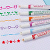 Pack of 6 Double Headed Linear Curved Highlighters