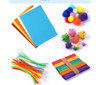 Complete DIY Arts and Crafts Supplies Kit with Storage Box