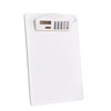 PP Writing White Clip Board With Calculator 35 × 23.5 × 3.4 cm