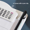 PP Writing White Clip Board With Calculator 35 × 23.5 × 3.4 cm