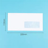 Pack of 25 80gsm White Paper Window Self-adhesive Mailing Envelopes 11 x 22cm