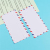 Pack of 25 80gsm Red and Blue Strip Self-Adhesive Air Mailing Envelopes 11 x 22cm