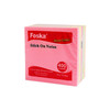 Pack of 400 Sheets Easy To Post Neon Sticky Notes Memo Pads 75x75mm