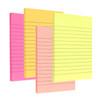 Pack of 100 Sheets 80gsm Thick Paper Ruled Line Colorful Writing Pad 75 x125mm