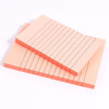 Pack of 100 Sheets 80gsm Thick Paper Ruled Line Colorful Writing Pad 75 x125mm