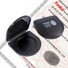 Round Plastic Black Fingerprint Pad