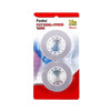 Pack of 2 Strong Sticky Transparent PET Double Sided Tape 1.8cm x 10m
