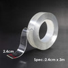 Transparent Multi-functional Strong Adhesive Nano Tape 2.4cm x 3m
